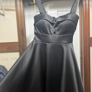 LBD tuxedo style short mini